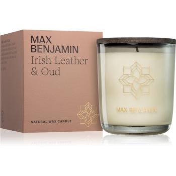 MAX Benjamin Irish Leather & Oud vonná sviečka 210 g