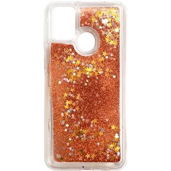 iWill Glitter Liquid Star Case pre Samsung Galaxy M21 Rose Gold (DIP123_45)