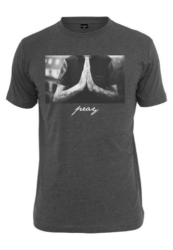 Mr. Tee Pray Tee black charcoal - XL