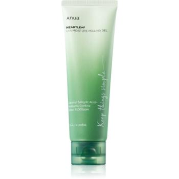 Anua Heartleaf LHA Moisture Peeling Gel jemný gélový peeling pre citlivú pleť so sklonom k akné 120 ml