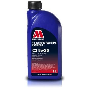 Millers Oils Plne syntetický motorový olej Trident Professional C3 5W-30 1 l vhodný pre moderné benz (59991)