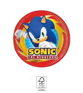 Kompostovateľné taniere - Sonic 20cm 8ks