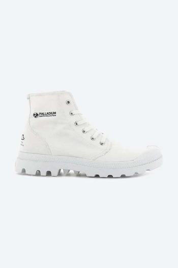 Tenisky Palladium Pampa Hi Organic II Vegan dámske, biela farba