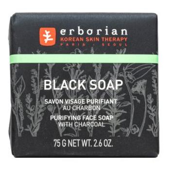 Erborian Black Soap tekuté mydlo na tvár pre každodenné použitie 75 g