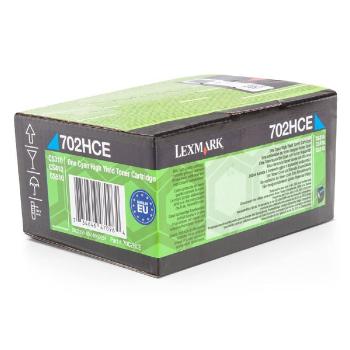 LEXMARK 70C2HCE - originálny toner, azúrový, 3000 strán