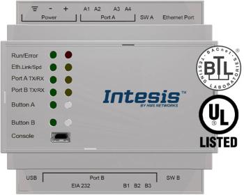 Intesis INMBSBAC1000000 BACnet IP & MS/TP brána      1 ks