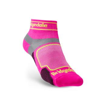 Ponožky Bridgedale TRAIL RUN UL T2 CS LOW WQUEEN OF DARKNESS'S Pink/305 S (3-4,5) UK