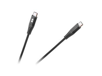 Kábel REBEL RB-6003-100-B USB-C/USB-C 1m