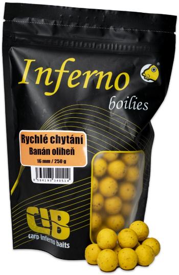 Carp inferno boilies pre rýchle chytanie 250 g 16 mm banán oliheň