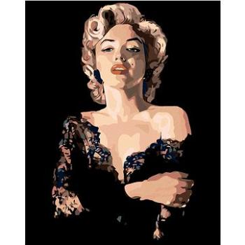 Maľovanie podľa čísel – Marilyn v čiernych šatách (HRAmal00803nad)