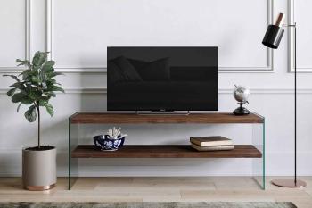 Sofahouse Dizajnový TV stolík Dalida 120 cm vzor orech