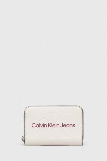 Peňaženka Calvin Klein Jeans dámska,biela farba,K60K607229