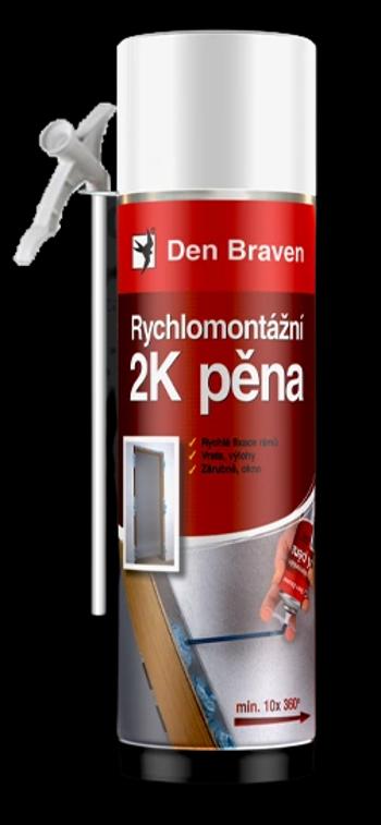 DEN BRAVEN - Rýchlomontážna 2K pena modrá 400 ml