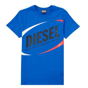 Diesel  Tričká s krátkym rukávom MTEDMOS  Modrá