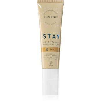 Lumene Stay Weightless tekutý mejkap s matným finišom SPF 30 odtieň 4 Tan 30 ml