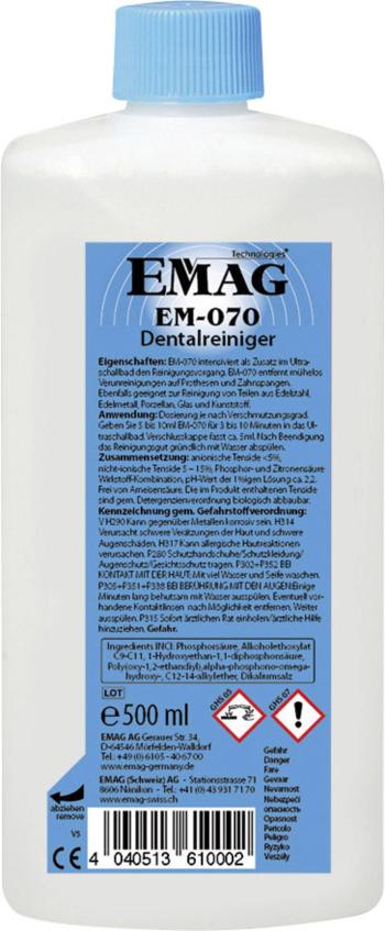Emag EM070 čistiaci koncentrát dentálne oblasť  500 ml