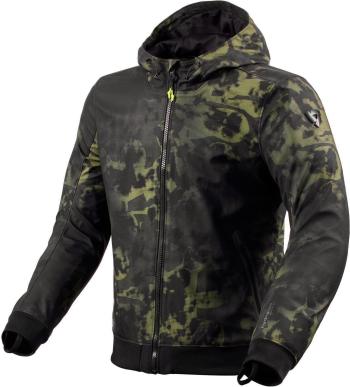 Rev'it! Jacket Saros WB Black/Dark Green 3XL Textilná bunda