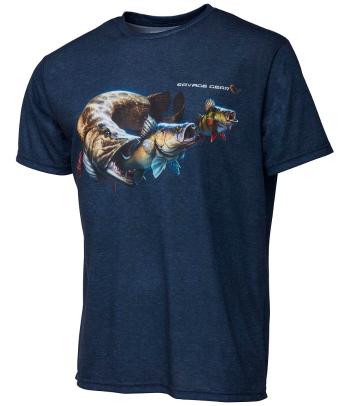 Savage gear tričko cannibal tee blue - s