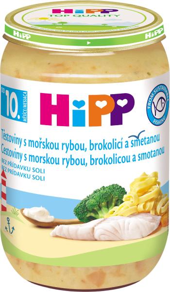 HIPP Príkrm zeleninovo-mäsový Tagliatelle s morskou rybou, brokolicou a smotanou 220 g