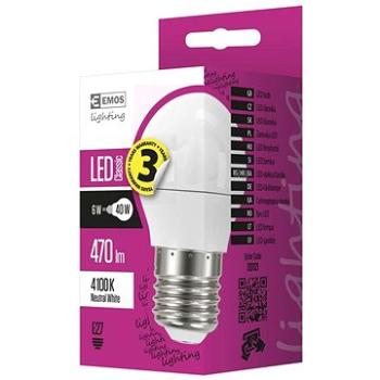 EMOS LED žiarovka Classic Mini Globe 6W E27 neutrálna biela (1525733407)