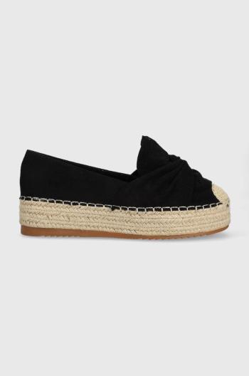 Espadrilky Answear Lab čierna farba, na platforme