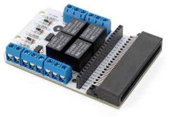 Whadda WPM401 4-kanálový reléový modul pre Microbit®