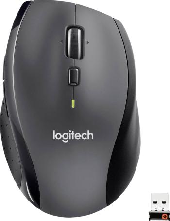 Logitech M705 Marathon #####Kabellose Maus bezdrôtový laserový/á čierna, strieborná 7 null 1000 dpi ergonomická