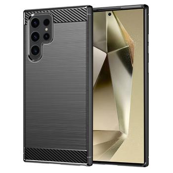 Techsuit Samsung Galaxy S24 Ultra Puzdro Carbon Bush TPU  KP30043 čierna