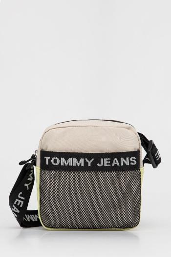 Malá taška Tommy Jeans béžová farba