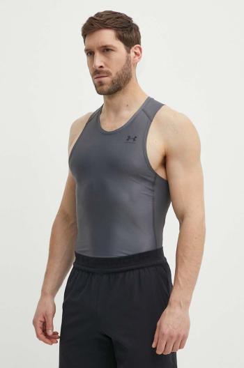 Tréningové tričko Under Armour HG Iso-Chill Compression šedá farba