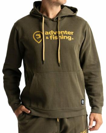 Adventer & fishing Mikina Cotton Hoodie Khaki L