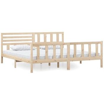 Rám postele masívne drevo 200 × 200 cm, 3101173