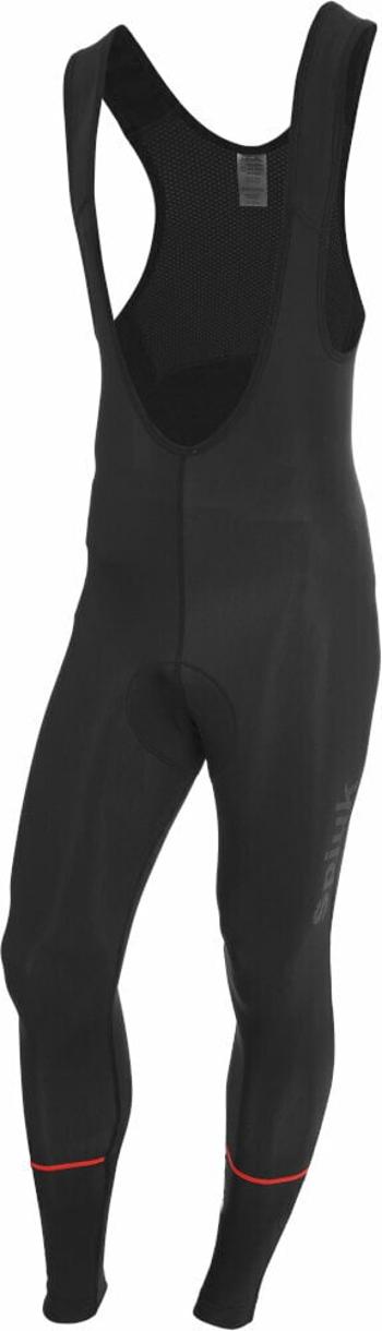 Spiuk Anatomic Bib Pants Black/Red 2XL Cyklonohavice