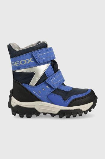 Detské zimné topánky Geox tmavomodrá farba
