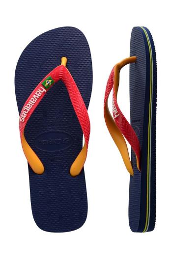 Žabky Havaianas BRASIL MIX tmavomodrá farba, 4123206.5603