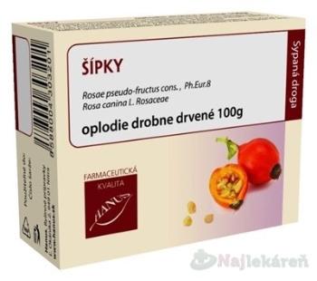 HANUS ŠÍPKY Oplodie drobné drvené, 100g