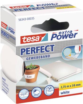 tesa PERFECT 56343-00035-03 páska so skleným vláknom tesa® Extra Power biela (d x š) 2.75 m x 38 mm 1 ks