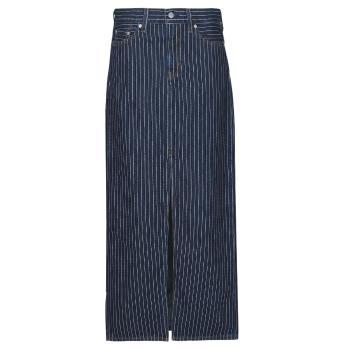 Levis  ANKLE COLUMN SKIRT  Sukňa Modrá