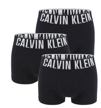 CALVIN KLEIN - boxerky 3PACK Intense power black with big logo Calvin Klein - limitovana edicia-XL (101-106 cm)