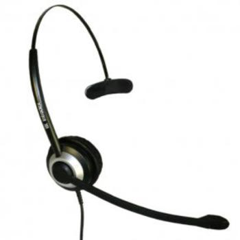 Imtradex BasicLine TM DEX-QD telefónne headset QD (Quick Disconnect), s USB káblový na ušiach čierna