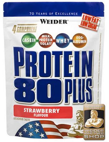 WEIDER Protein 80 Plus, - jahoda 2000 g