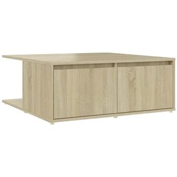 SHUMEE Konferenčný stolík dub sonoma 80 × 80 × 31 cm drevotrieska, 806879