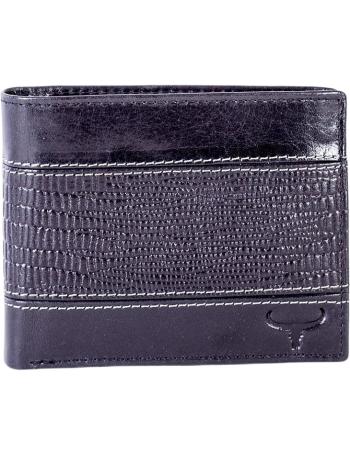 čierna pánska vzorovaná peňaženka vel. ONE SIZE