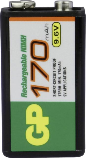 GP Batteries 6LR61 9 V akumulátor Ni-MH 170 mAh 9.6 V 1 ks
