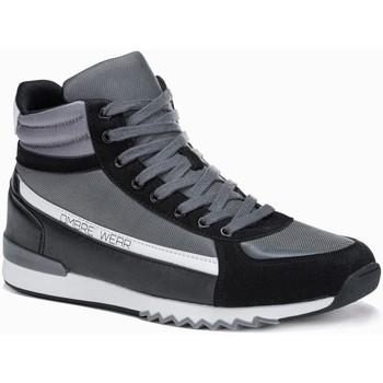 Ombre  Nízka obuv do mesta Pánske sneakers topánky T358 - šedá  viacfarebny
