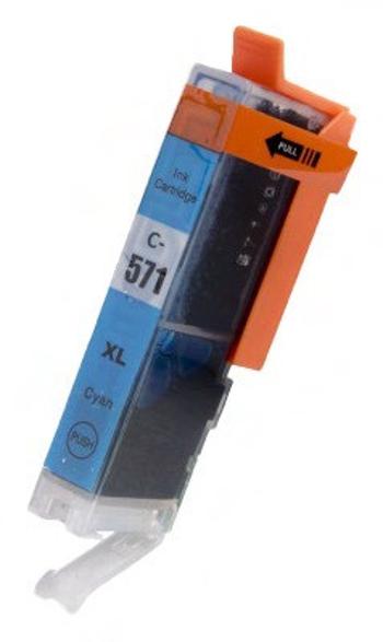 CANON CLI-571-XL C - kompatibilná cartridge, azúrová, 11ml