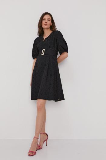 Šaty Pennyblack čierna farba, mini, áčkový strih