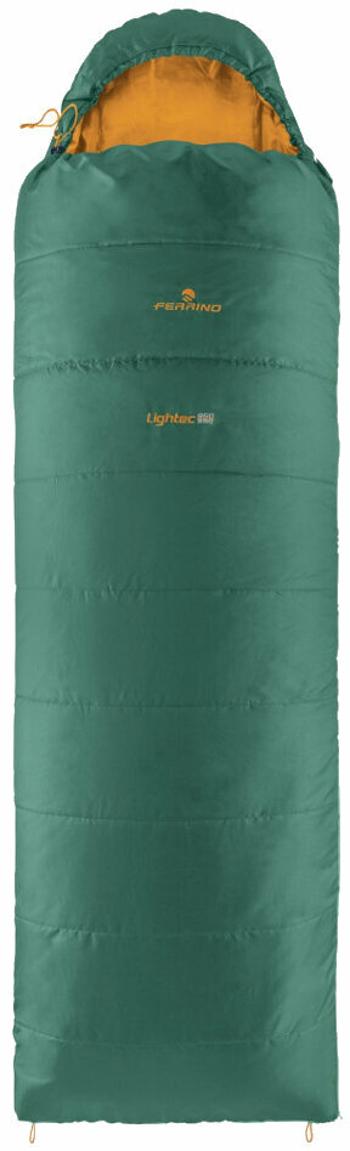 Ferrino Lightec 950 SSQ Sleeping Bag Right Zip Green