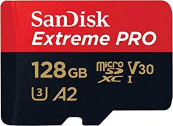 SanDisk Extreme Pro® pamäťová karta micro SDXC 128 GB Class 10, UHS-I, UHS-Class 3, v30 Video Speed Class výkonnostný št