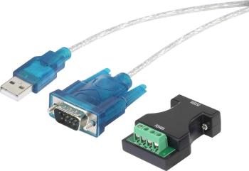 Renkforce USB 1.1 adaptér [1x D-SUB zástrčka 9-pólová, pólová svorka - 1x USB 1.1 zástrčka A]  pozlátené kontakty